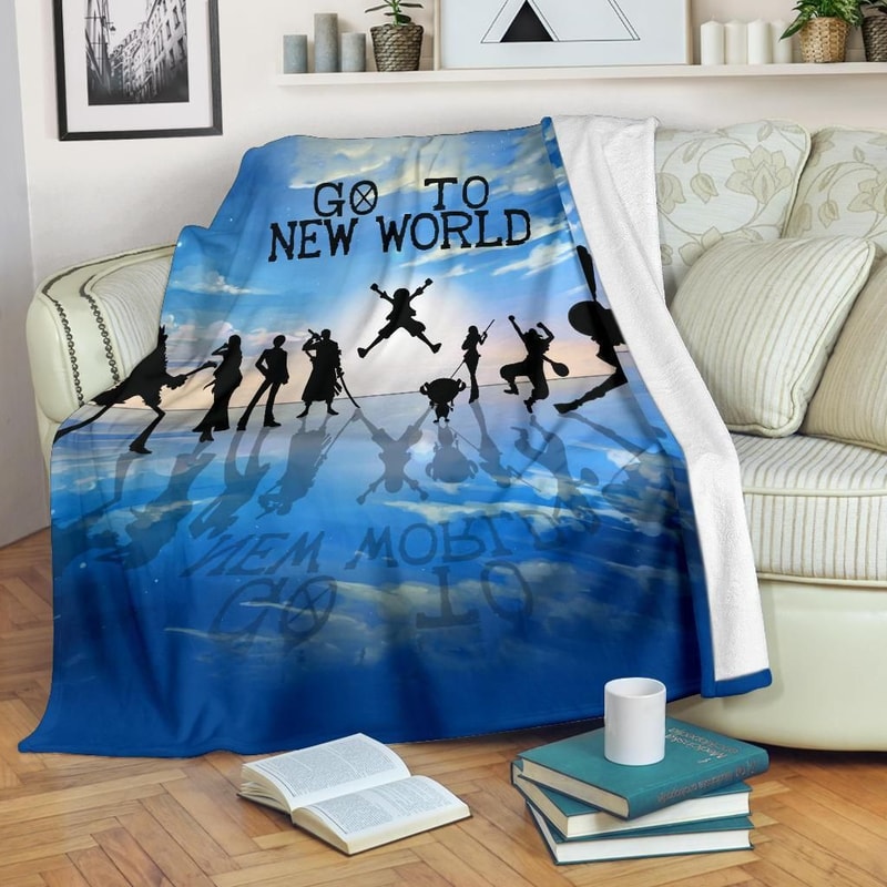 Go To New World One Piece Sherpa Fleece Quilt Blanket BL0127 - Wisdom Teez.jpg