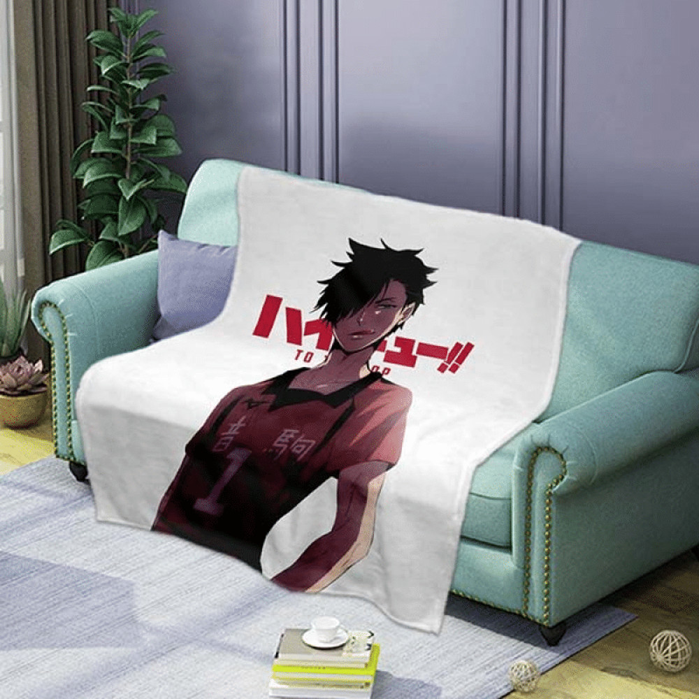 Haikyuu Anime Tetsurou Kuroo 3 Sherpa Fleece Quilt Blanket BL2573 - Wisdom Teez.png