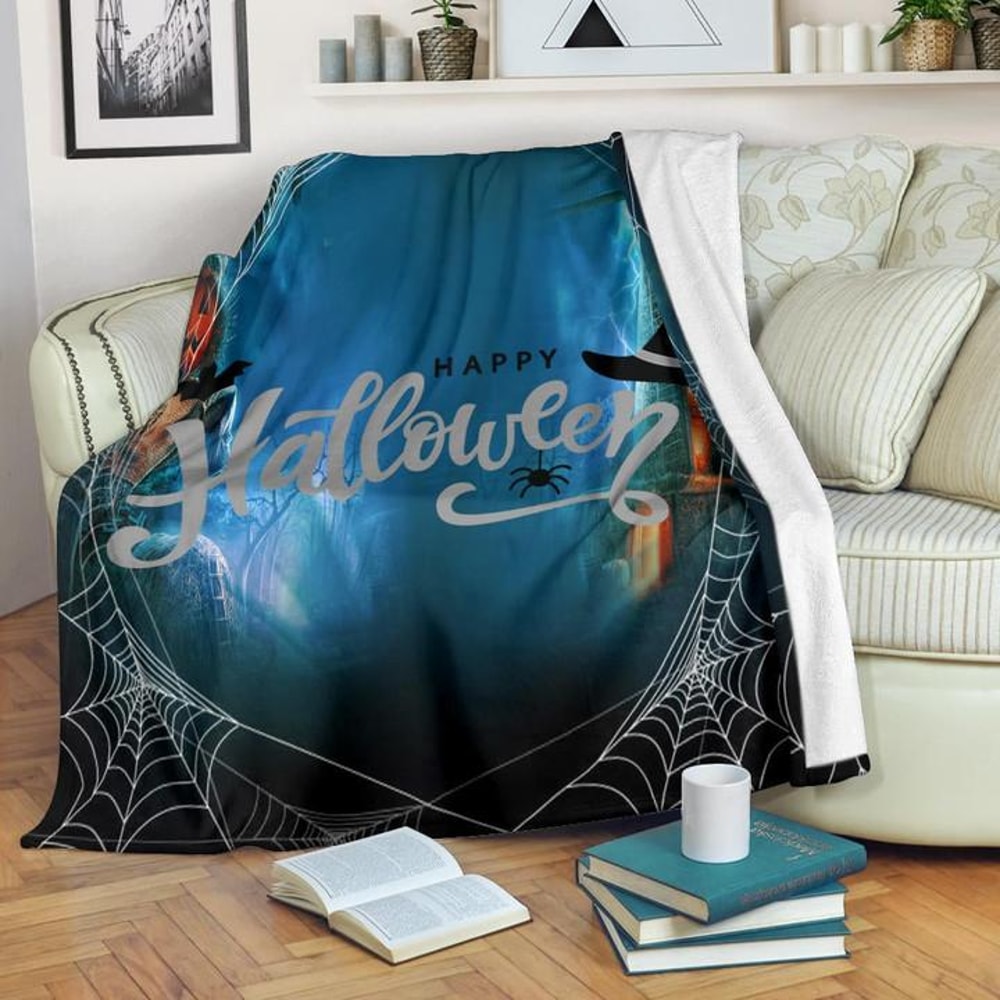 Halloween Sherpa Fleece Quilt Blanket BL2717 - Wisdom Teez.jpg