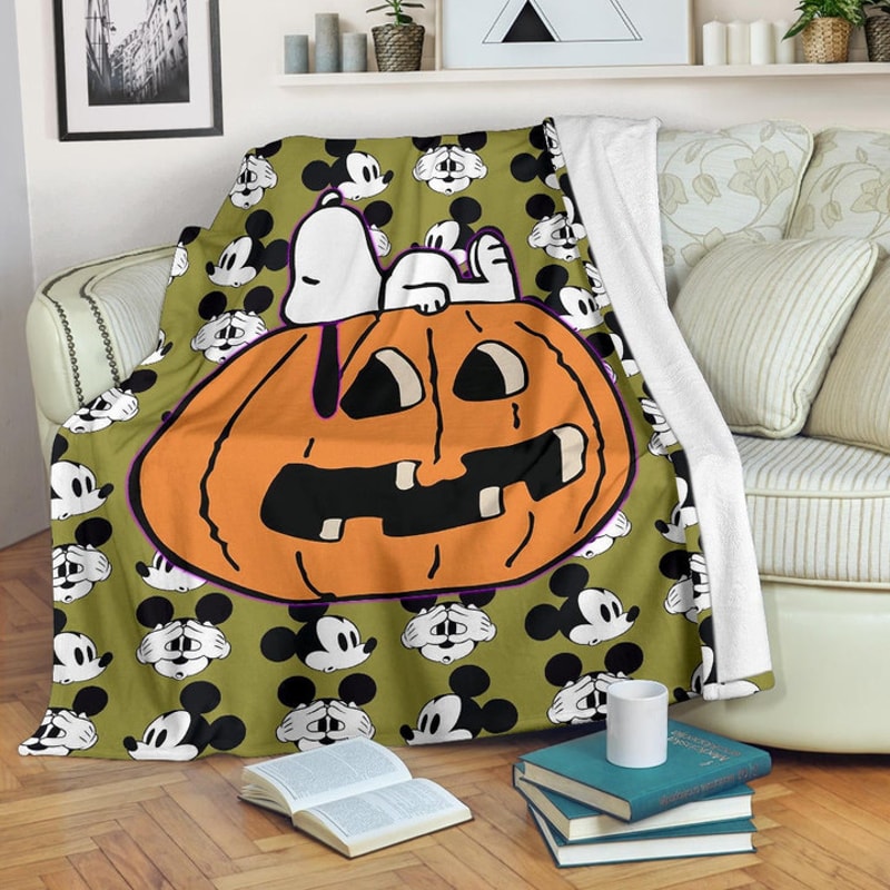 Halloween Sherpa Fleece Quilt Blanket BL2811 - Wisdom Teez.jpg