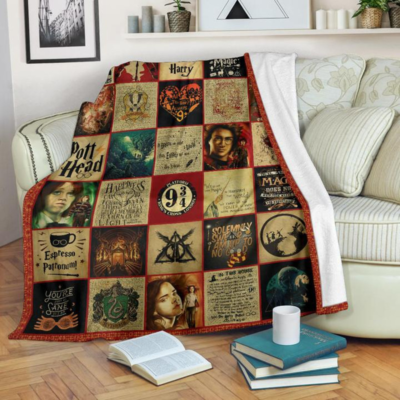 Harry Potter Sherpa Fleece Quilt Blanket BL3390 - Wisdom Teez.jpg