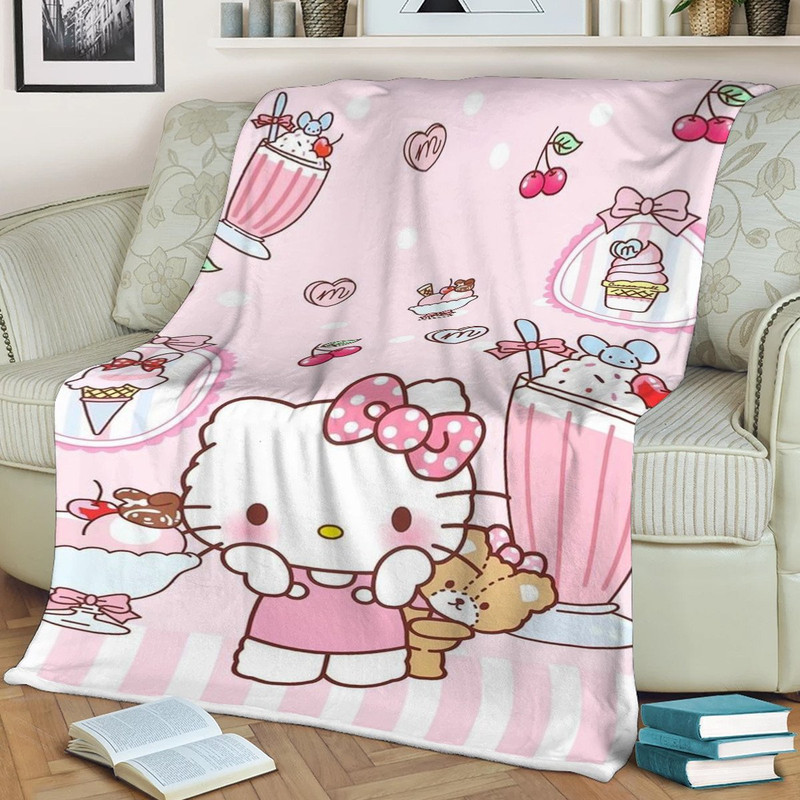 Hello Kitty Lover Sherpa Fleece Quilt Blanket BL1434 - Wisdom Teez.jpg