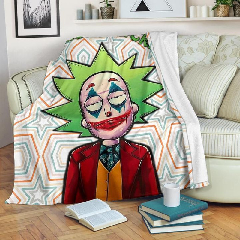 Horror Movie Ricker Rick Cosplay Joker Vintage Funny Sherpa Fleece Quilt Blanket BL3042 - Wisdom Teez.jpg