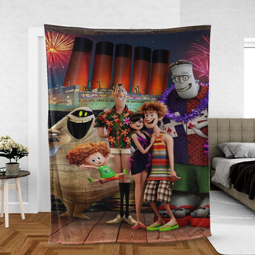Hotel Transylvania 3 Summer Vacation Sherpa Fleece Quilt Blanket BL1261 - Wisdom Teez.jpg