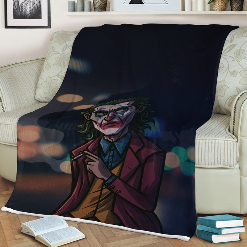 Joker Sherpa Fleece Quilt Blanket BL2470 - Wisdom Teez.jpg