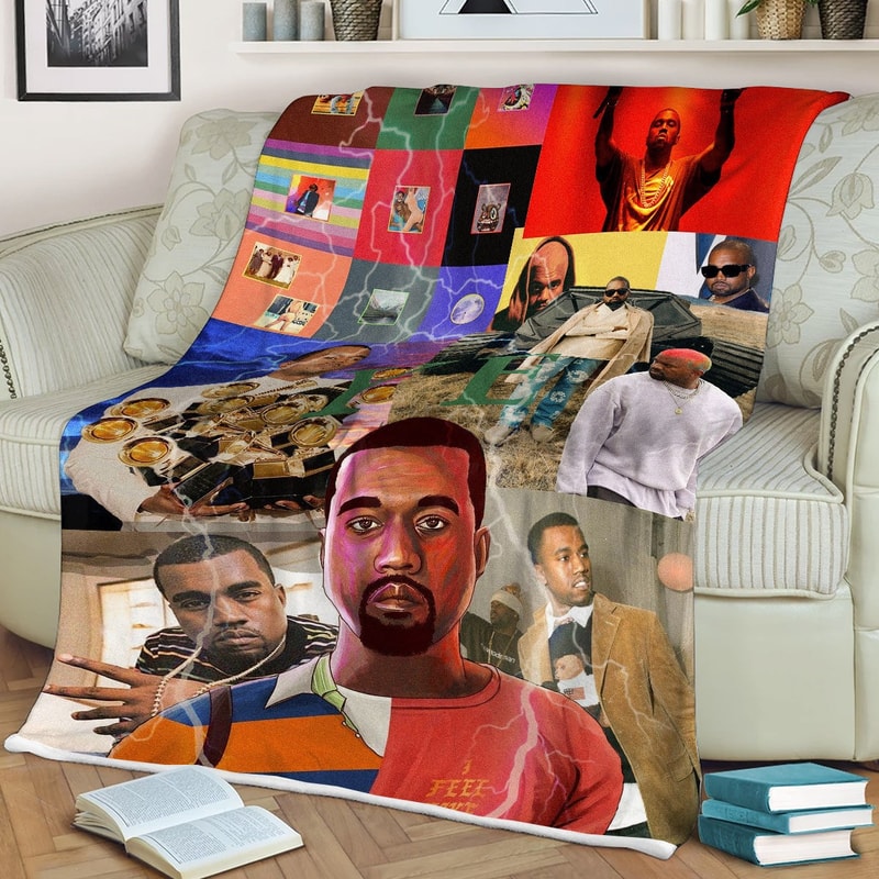 Kanye West Sherpa Fleece Quilt Blanket BL1255 - Wisdom Teez.jpg
