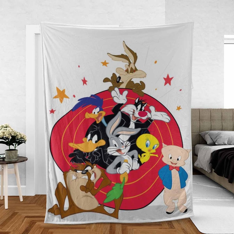 Looney Tunes Sherpa Fleece Quilt Blanket BL2261 - Wisdom Teez.jpg