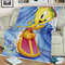 Lovely Tweety Love Surfing Looney Tunes Flims Ver6 Sherpa Fleece Quilt Blanket BL1551 - Wisdom Teez.jpg