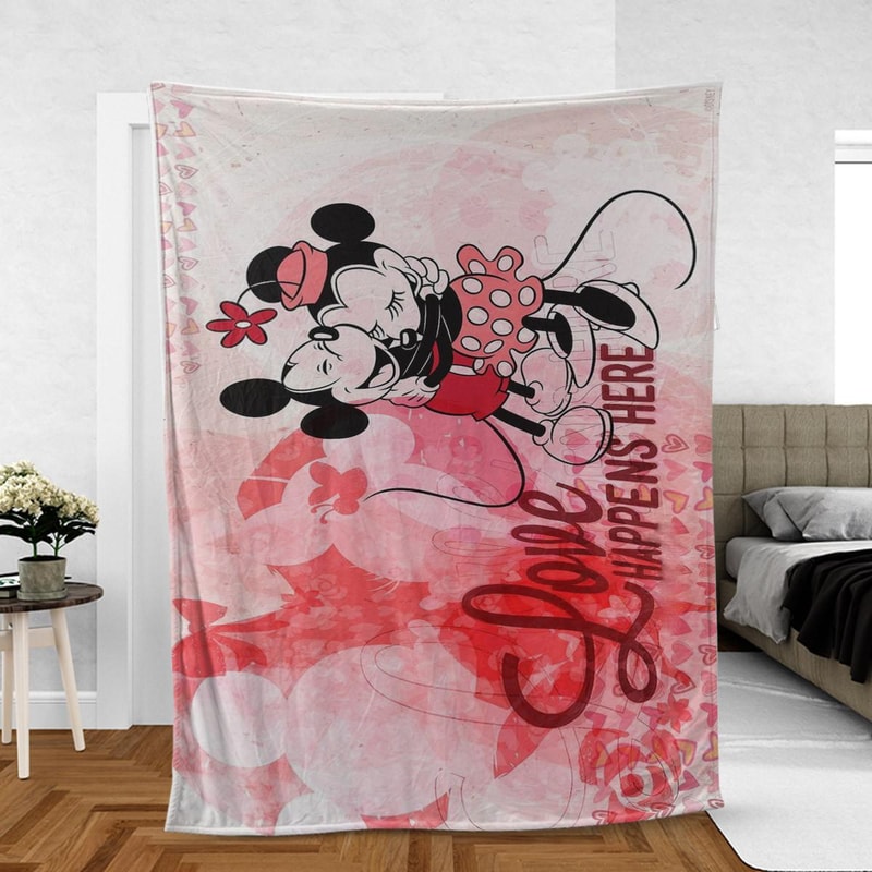 Mickey and Minnie Disney Sherpa Fleece Quilt Blanket BL1741 - Wisdom Teez.jpg
