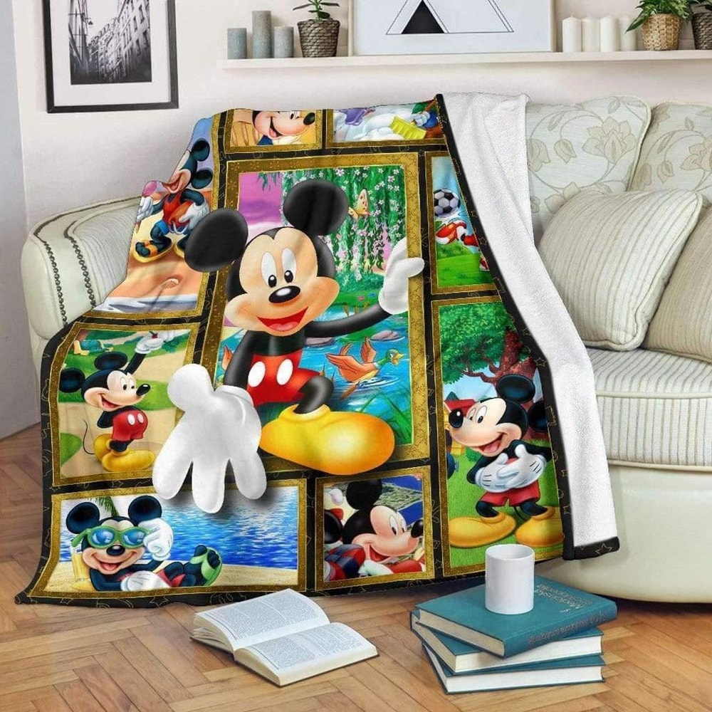 Mickey Mouse Sherpa Fleece Quilt Blanket BL1887 - Wisdom Teez.jpg