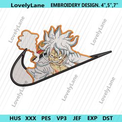 luffy 5 gear nike embroidery design download file