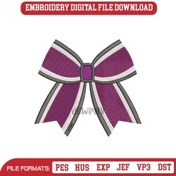 cheer bow cheerleader cheer sister sports embroidery design, 68