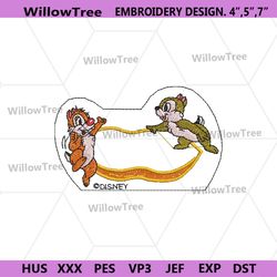 chip and dale chestnut embroidery design download