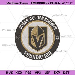 vegas golden knights embroidery design, vegas golden knights primary logo embroidery, nhl embroidery digital