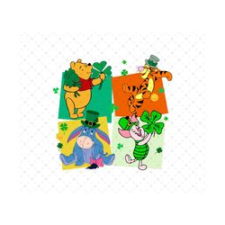 winnie the pooh saint patrick's day png, winnie the pooh png, 238