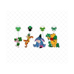 winnie the pooh saint patrick's day png, winnie the pooh png, 237
