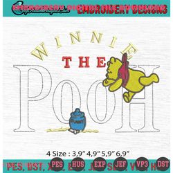 winnie the pooh hunny pot disney embroidery digitizing design file
