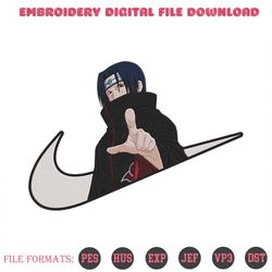 hey you itachi akatsuki x nike embroidery designs file nike machine embroidery designs