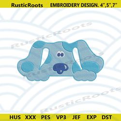 hiding blues clues embroidery download instant, blues clues embroidery design, blues clues cartoon embroidery digital de