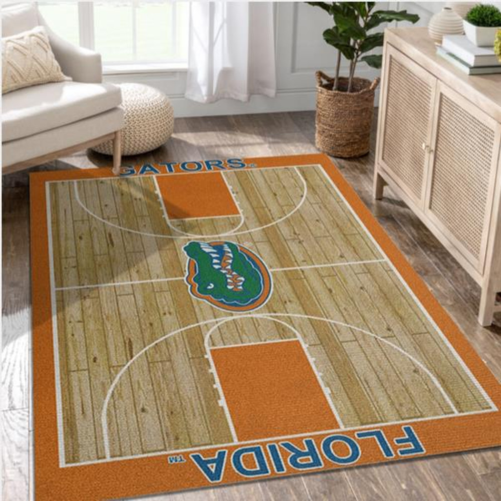 College Home Court Florida Basketball Team Logo Area Rug Kitchen Rug Home US Decor.jpg