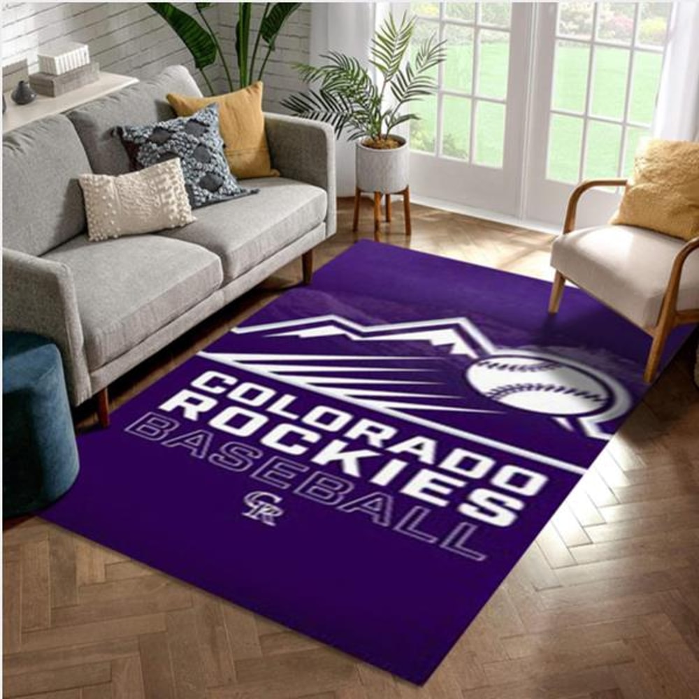 Colorado Rockies Area Rug Bedroom Rug Christmas Gift US Decor.jpg