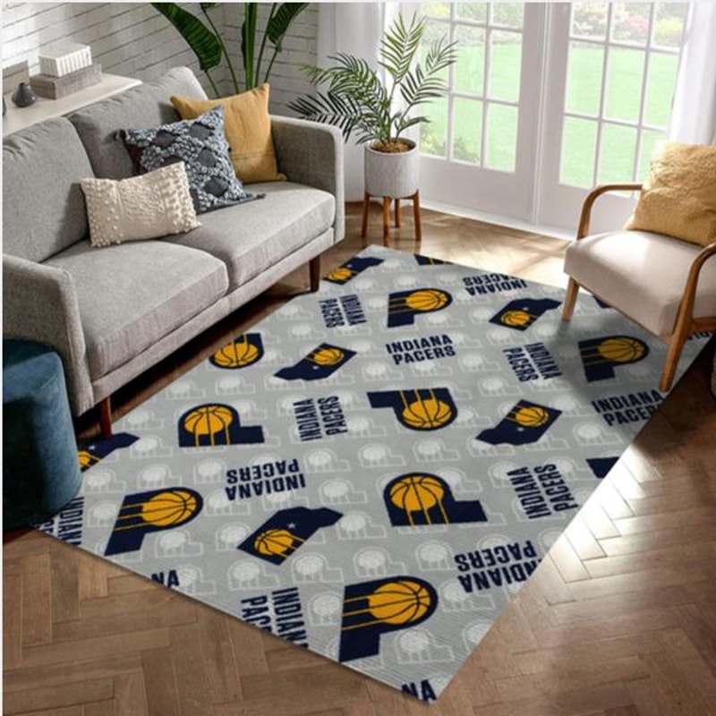 Indiana Pacers Patterns 1 Reangle Area Rug Bedroom Rug Christmas Gift US Decor.jpg