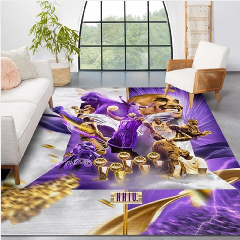 Kobe Bryant LA Lakers Player Legends Area Rug Carpet Area Rug.jpg