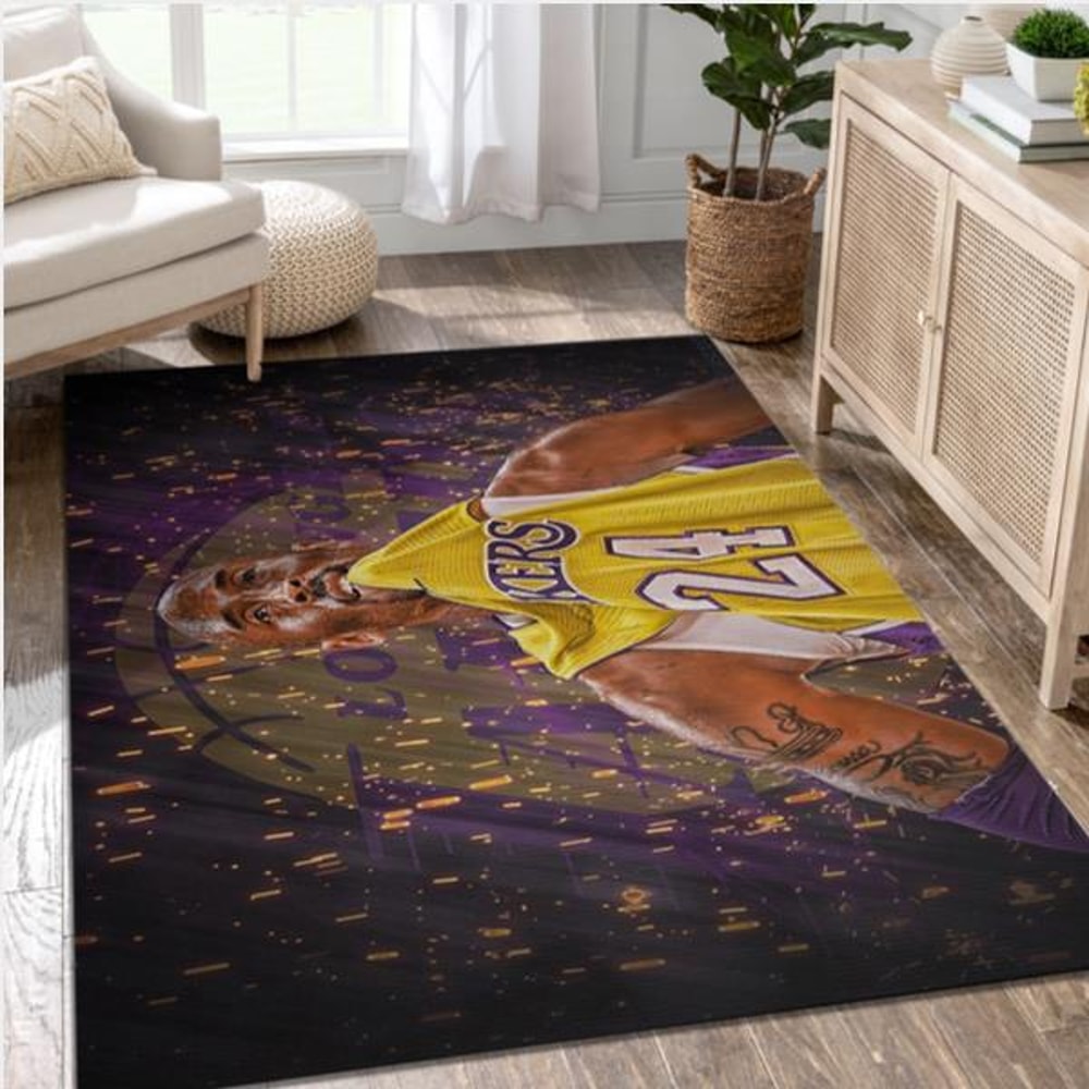 Kobe Legend Art Area Rug Geeky Carpet home decor Bedroom Living Room Decor.jpg