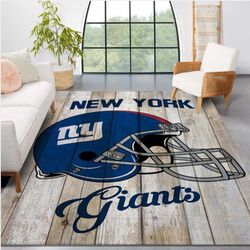 New York Giants Football NFL Area Rug Living Room Rug US Gift Decor 1