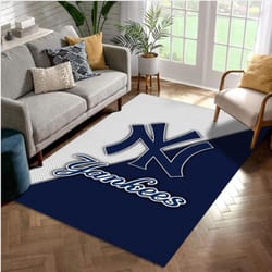 new york yankees logo rug bedroom rug home decor floor decor