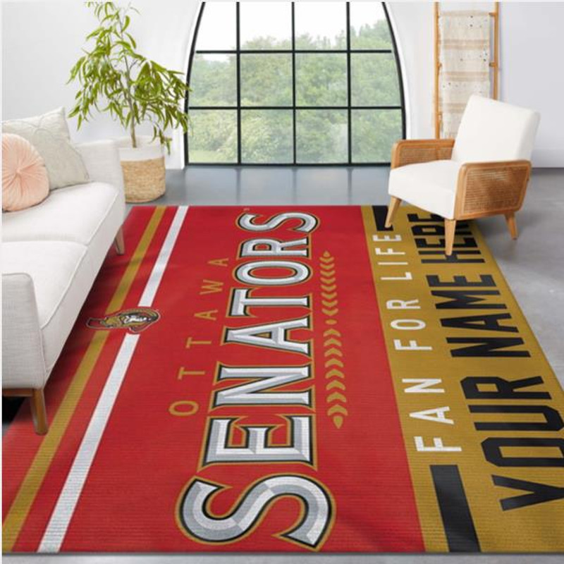 Ottawa Senators Personal NHL Area Rug Sport Living Room Rug.jpg