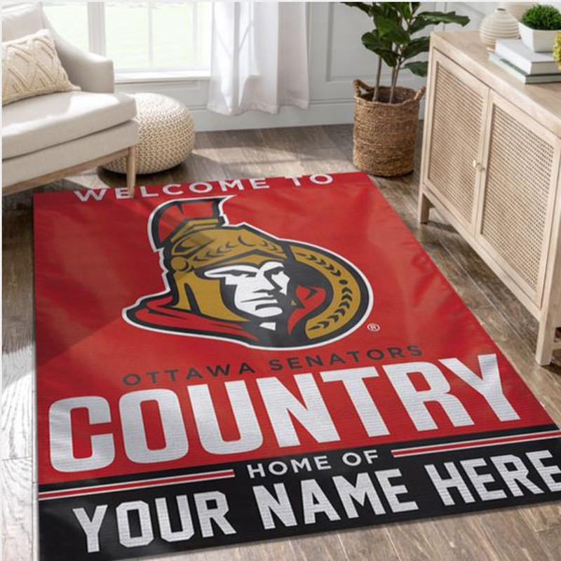 Ottawa Senators Personal NHL Area Rug Sport Living Room Rug 1.jpg