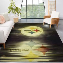 Pittsburgh Steelers NFL Area Rug Bedroom Rug Home US Decor