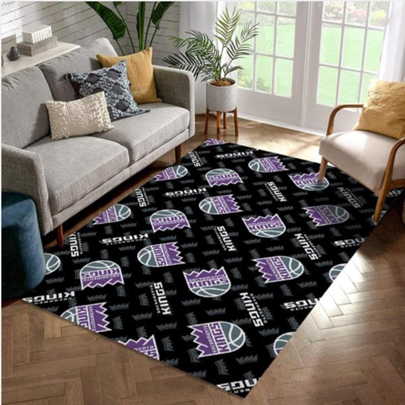 Sacramento Kings Patterns 1 Team Logos Area Rug Living Room Rug US Gift Decor.jpg