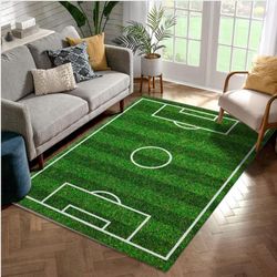 soccer area rugs living room carpet christmas gift floor decor the us decor