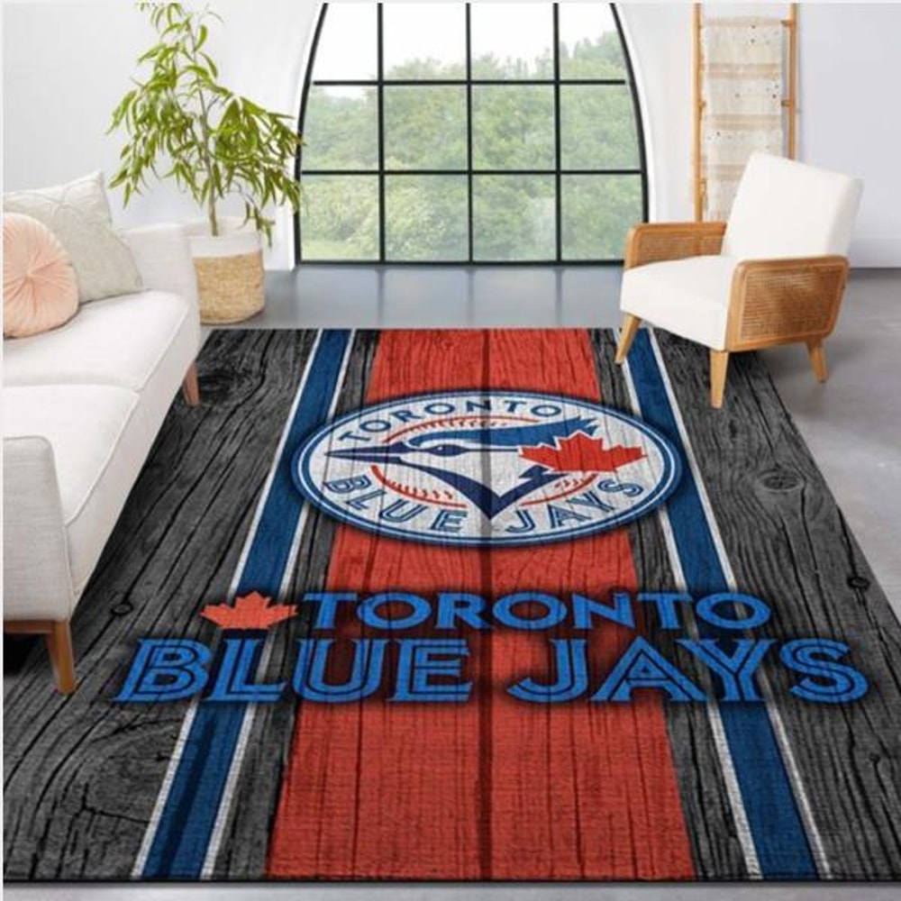 Toronto Blue Jays Mlb Team Logo Wooden Style Style Nice Gift Home Decor Rectangle Area Rug 1.jpg