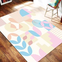 abstract rug, boho house rug, boho rug, hippie rug, 70s rug, boho home rug, hippie theme rug, popular rug, area