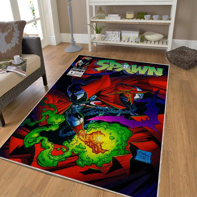 Spawn Comic Cover Area Rug, Spiderman Accent Rug1.jpg