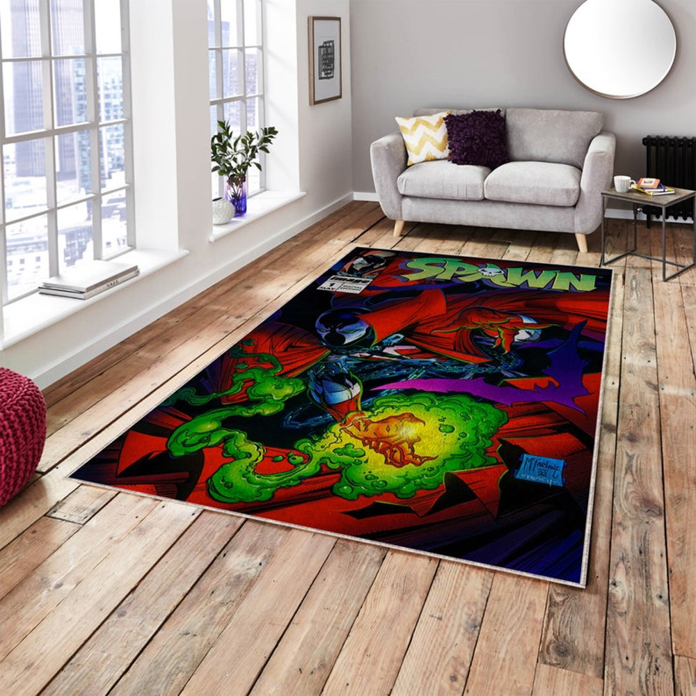 Spawn Comic Cover Area Rug, Spiderman Accent Rug2.jpg