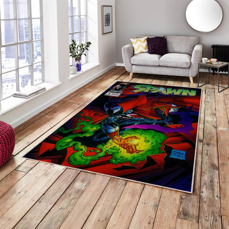 Spawn Comic Cover Area Rug, Spiderman Accent Rug2.jpg