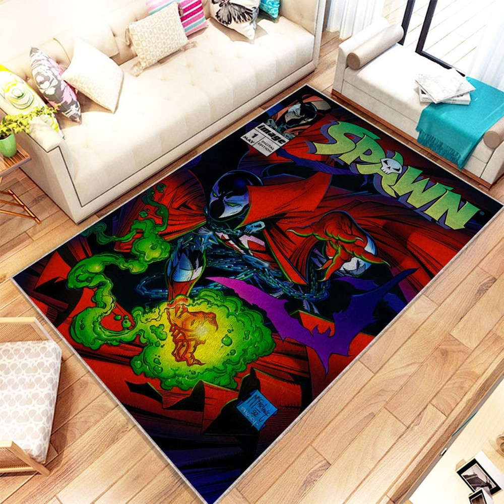 Spawn Comic Cover Area Rug, Spiderman Accent Rug3.jpg