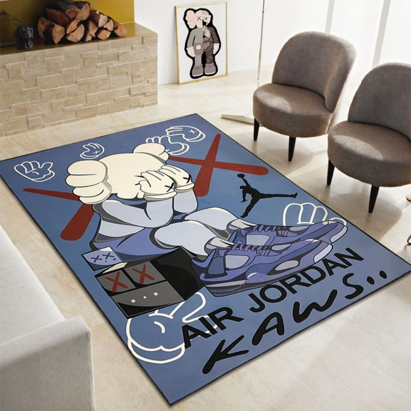 Kaws Off-white Supreme Air Jordan Living Room Rug1.jpg