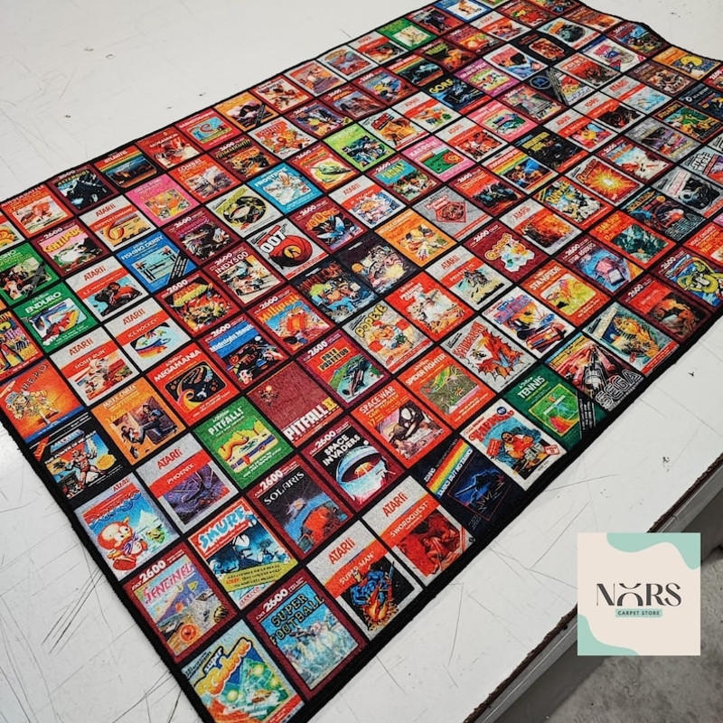 Retro Games Rug,Game Rug,Gaming Rug,Colorful Rug,Play Room Rug, Game Decor, Custom Rug,Retro Gaming,Arcade Game Rug, Area Rug, Gaming Gifts4.jpg