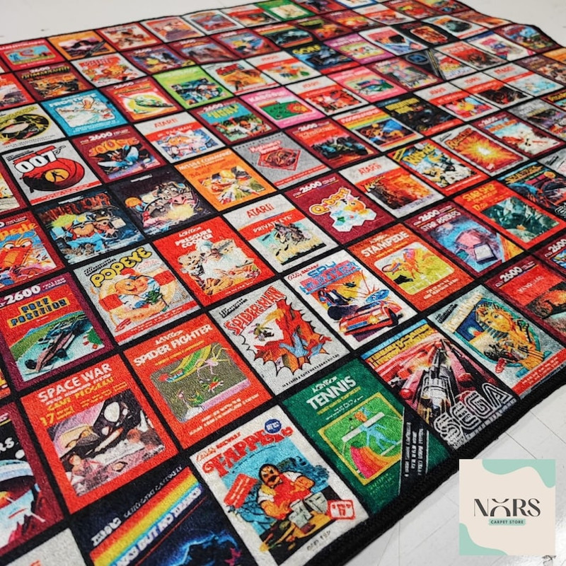 Retro Games Rug,Game Rug,Gaming Rug,Colorful Rug,Play Room Rug, Game Decor, Custom Rug,Retro Gaming,Arcade Game Rug, Area Rug, Gaming Gifts7.jpg