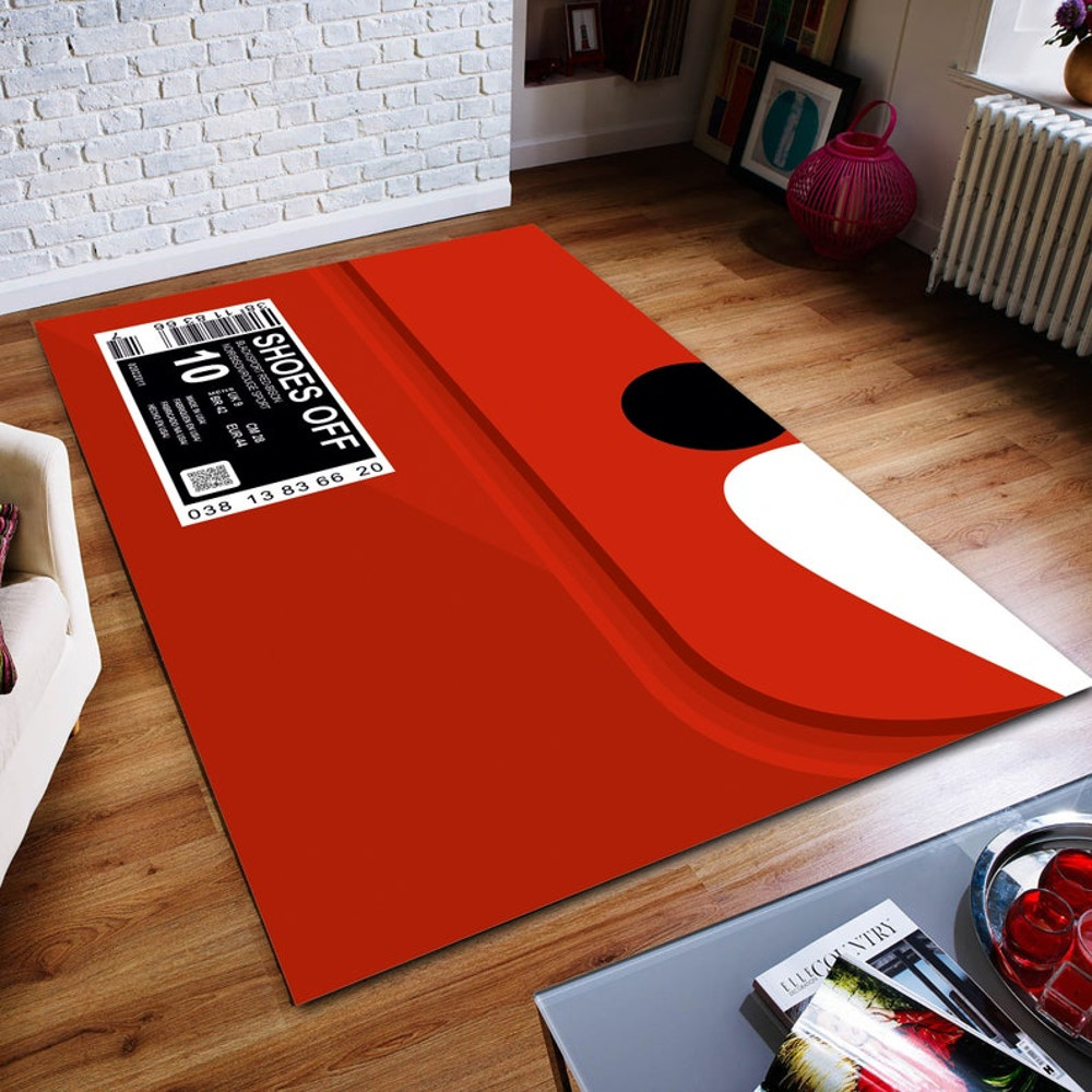 Shoes Off Rug, Sneaker Box Rug, With Logo,Custom Rug, Birthday Gifts, Gifts For Him, Personalized Gifts, Non-Slip Rug, Popular Rug, Area Rug1.jpg