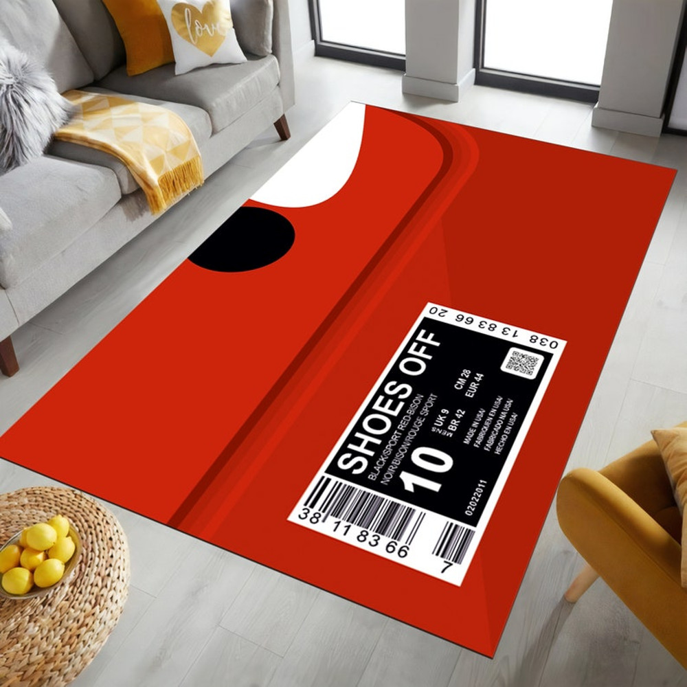 Shoes Off Rug, Sneaker Box Rug, With Logo,Custom Rug, Birthday Gifts, Gifts For Him, Personalized Gifts, Non-Slip Rug, Popular Rug, Area Rug2.jpg