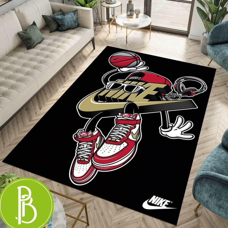 Basketball Rug Jordan Rug Salon Decor Rug Decoration Child Room Home Rug Living Room Rug - Print My Rugs.jpg