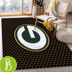 Custom Size And Printing Green Bay Packers Nfl Rug