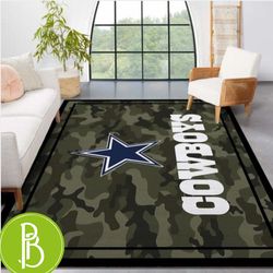 Dallas Cowboys Nfl Room Carpet Custom Area Floor Decor