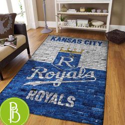Elegant Kansas City Royals Living Room Area Rug